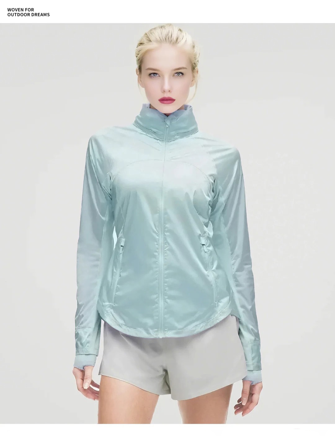Vải satin đàn hồi nylon ngoài trời chống nắng, chống thấm nước không chứa flo - Ảnh 3