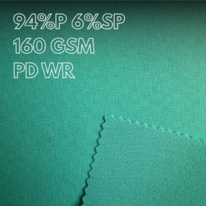 Vải chống thấm Islet Textile màu xanh lá cây, chất liệu polyester bền, thoáng khí và chống thấm.