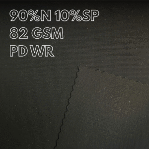 Vải chống thấm Islet Textile màu đen, chất liệu polyester bền, thoáng khí và chống thấm.