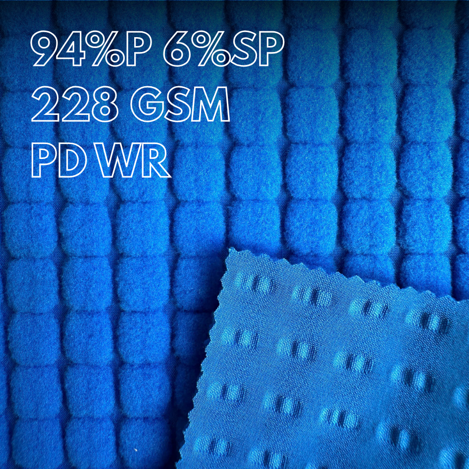 Vải Islet Textile có kết cấu đặc biệt, phù hợp cho các trang phục thể thao và ngoài trời.