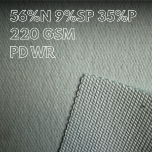 Vải Islet Textile có bề mặt mịn, sang trọng, lý tưởng cho các trang phục thể thao và ngoài trời.
