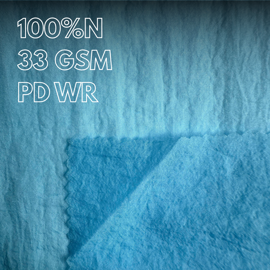 Vải chống thấm Islet Textile màu xanh nhạt, chất liệu nylon bền, thoáng khí và chống thấm.