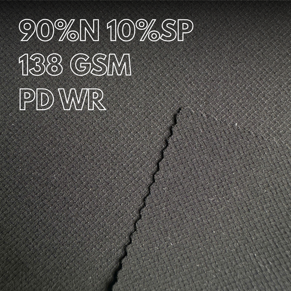 Vải chống thấm Islet Textile màu đen, chất liệu nylon bền, thoáng khí và chống thấm.