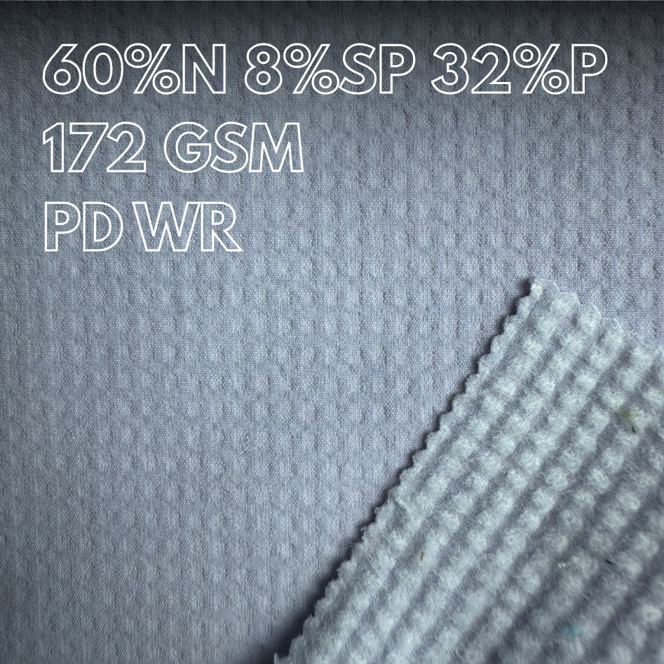 Vải nylon polyester 5241 nhẹ 172g/m², chống thấm co giãn