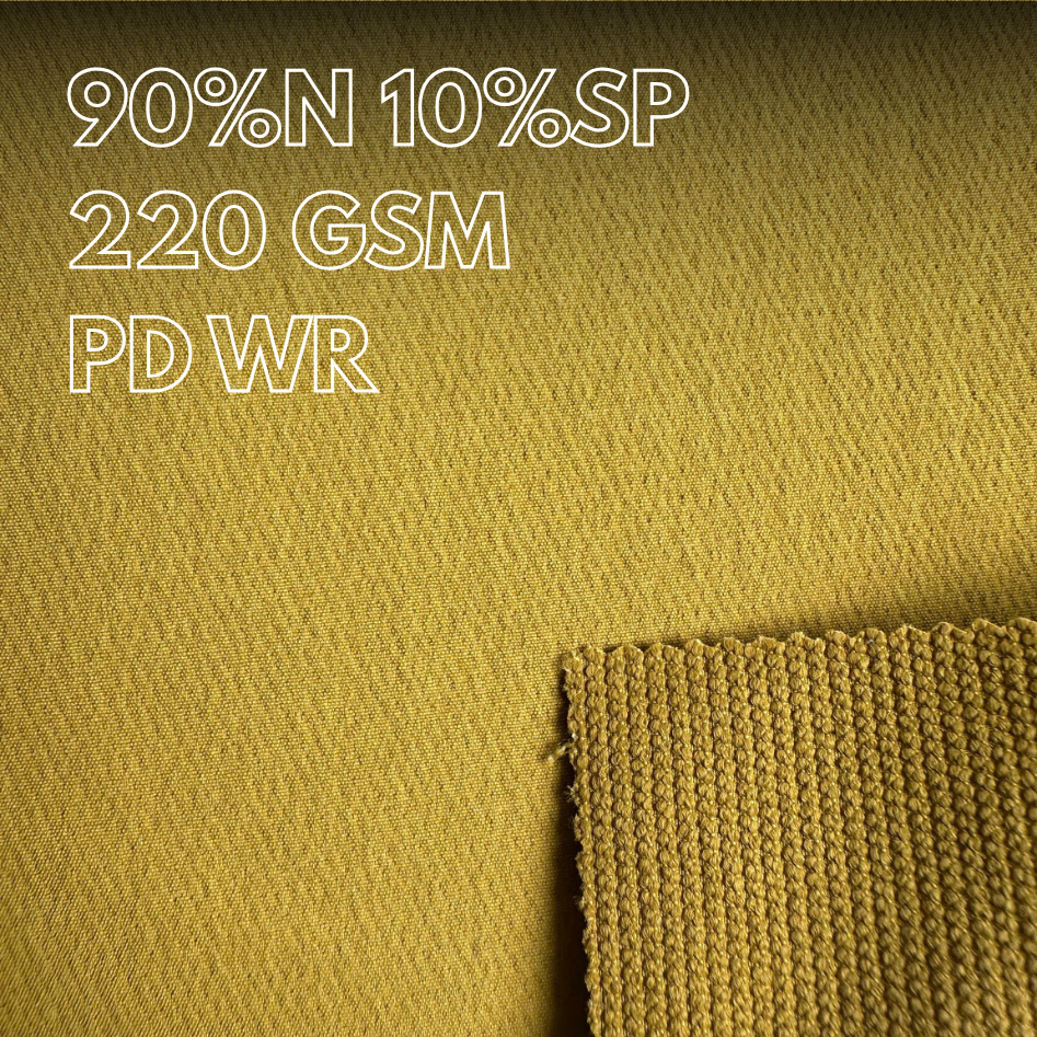 Vải nylon đàn hồi 5245 dày, co giãn 4 chiều, chống thấm WR
