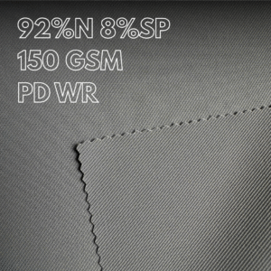 Vải nylon đàn hồi 5249 chống thấm, co giãn may áo khoác
