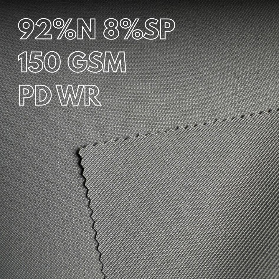 Vải nylon đàn hồi 5249 chống thấm, co giãn may áo khoác