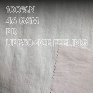 Vải chống nắng cao cấp 100% nylon UPF50+, cảm giác mát lạnh, siêu nhẹ