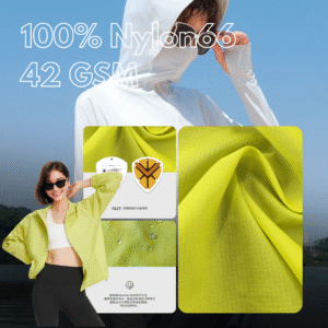 Áo khoác da chống gió, chống nắng, vải lưới mịn nylon 66 ba lớp UPF50+
